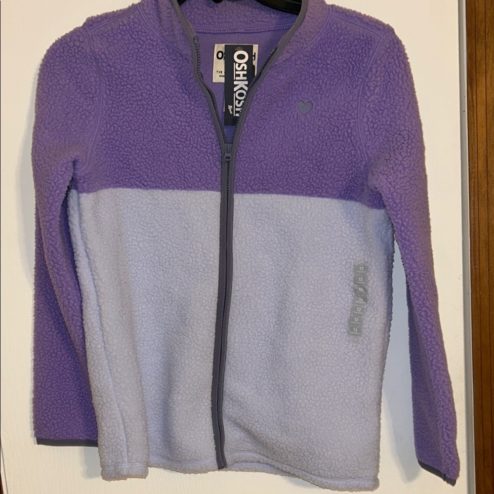 OshKosh B'gosh Lavender Zip-Up Jacket